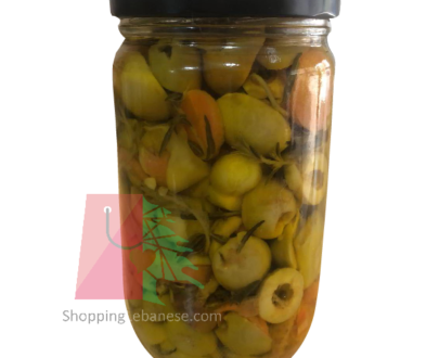 Lebanese Green Olives Garlic Stuffed (1 Kg) - زيتون أخضر ...